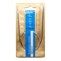 943125 Спицы  круговые металл 40см, 2,5мм Hobby&amp;Pro