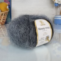 Мохер Голд (Камтекс) - 201 (черный меланж)