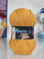 Альпака кашемир 125 Колор Сити - 2520 (тем.горчичный)