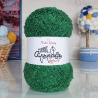 Альпака букле M&amp;H - 2342 (зеленый)