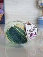 Alara special Lanoso - 707 (зеленый принт)