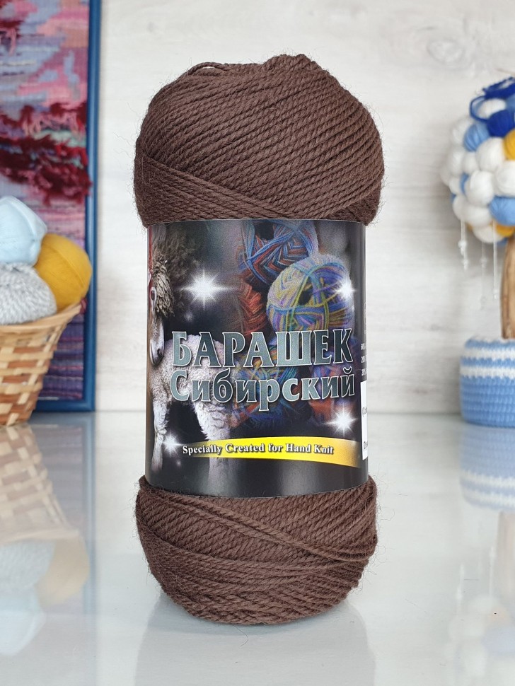 Барашек Сибирский Колор-Сити - 2529 (коричневый)