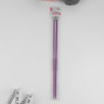 Спицы для вязания, прямые, d = 4 мм, 35 см, 2 шт, цвет фиолетовый