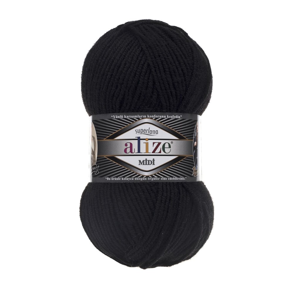 SUPERLANA MIDI - 60 (черный)