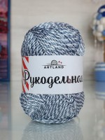 Мастерица (крученая) - 34 (серо-голубой меланж)