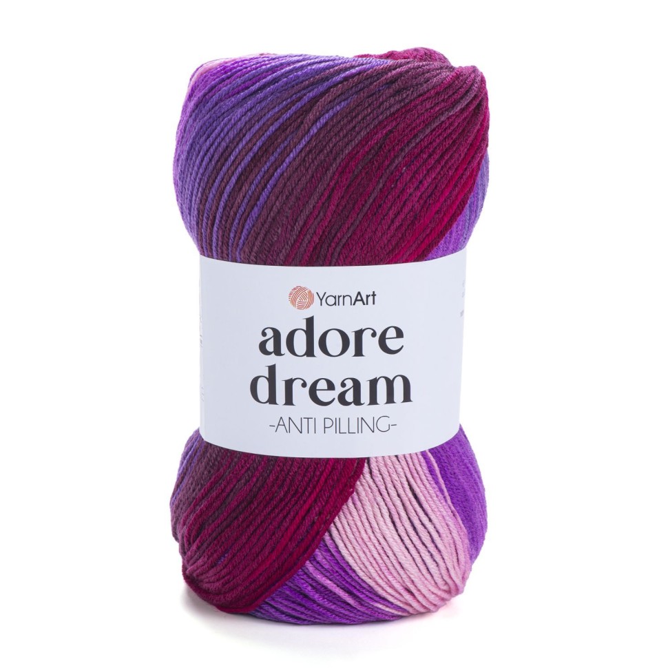 Adore Dream, YarnArt - 1071 (пудра/сир.дали/вишня)