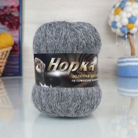 Норка длинноворсная - 803 (серый)