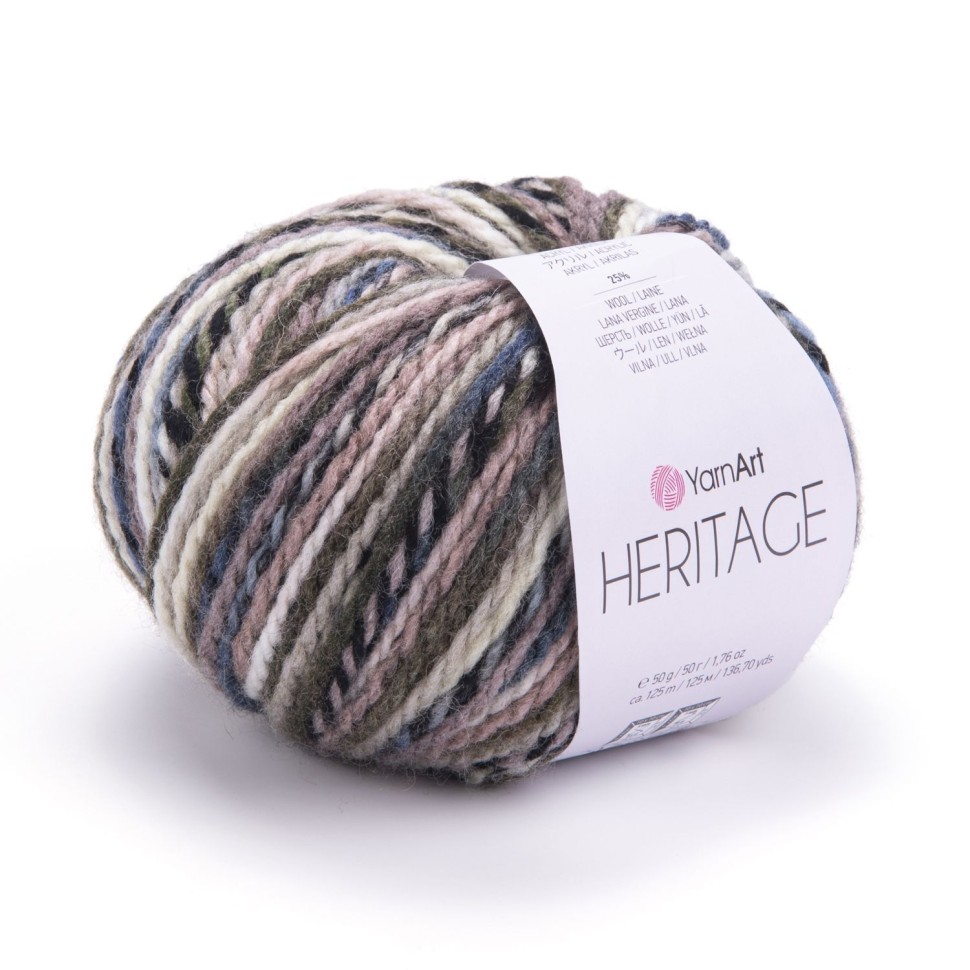 Heritage, YarnArt - 341 (принт)