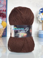 Альпака кашемир 125 Колор Сити - 2529 (шоколадный)