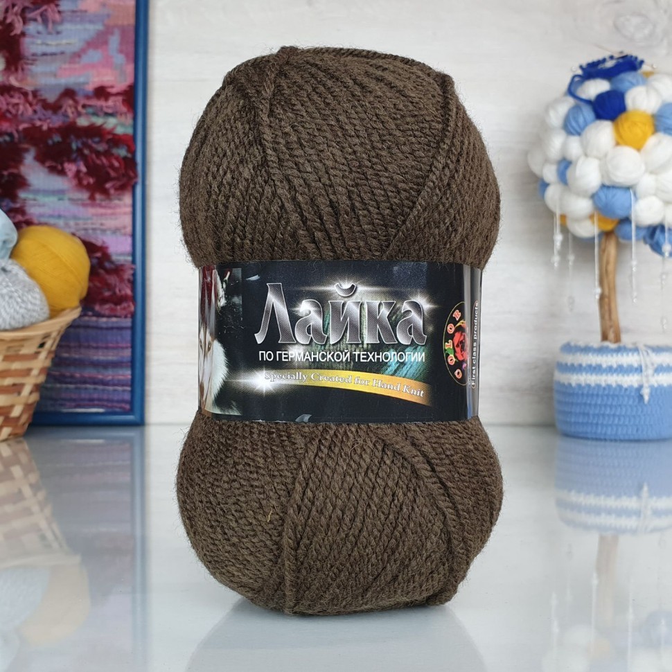 Лайка 250 м Колор-сити - 2531 (коричневый)