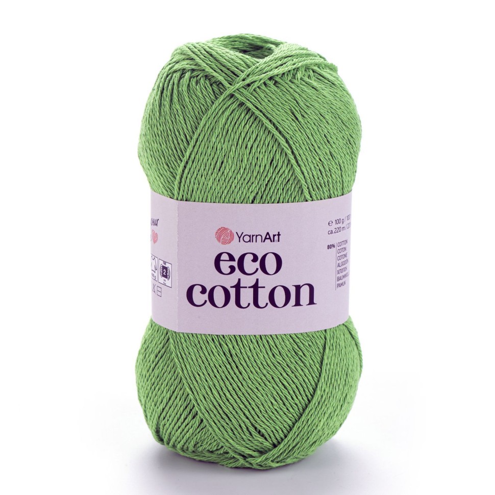 Eco Cotton (YarnArt) - 802 (яр.зеленый)