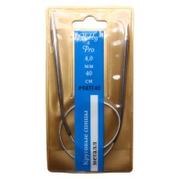 943140 Спицы  круговые металл 40см, 4,0мм Hobby&amp;Pro