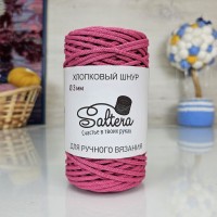 Шнур Хлопковый (300г), Saltera - 222 (фуксия)