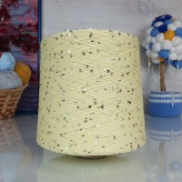 Kolibri с пайетками - 016 (желтый с золот.пайет)