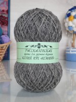 Козий пух нежный Рассказовская - 02 (серый)