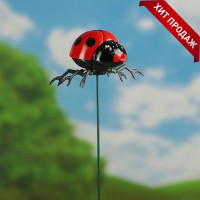 Штекер &quot;Божья коровка&quot; 40см, микс (2 шт.)