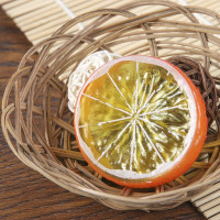 Муляж кусочек апельсин d-5 см (фасовка 10 шт, цена за 1 шт) (10 шт.)