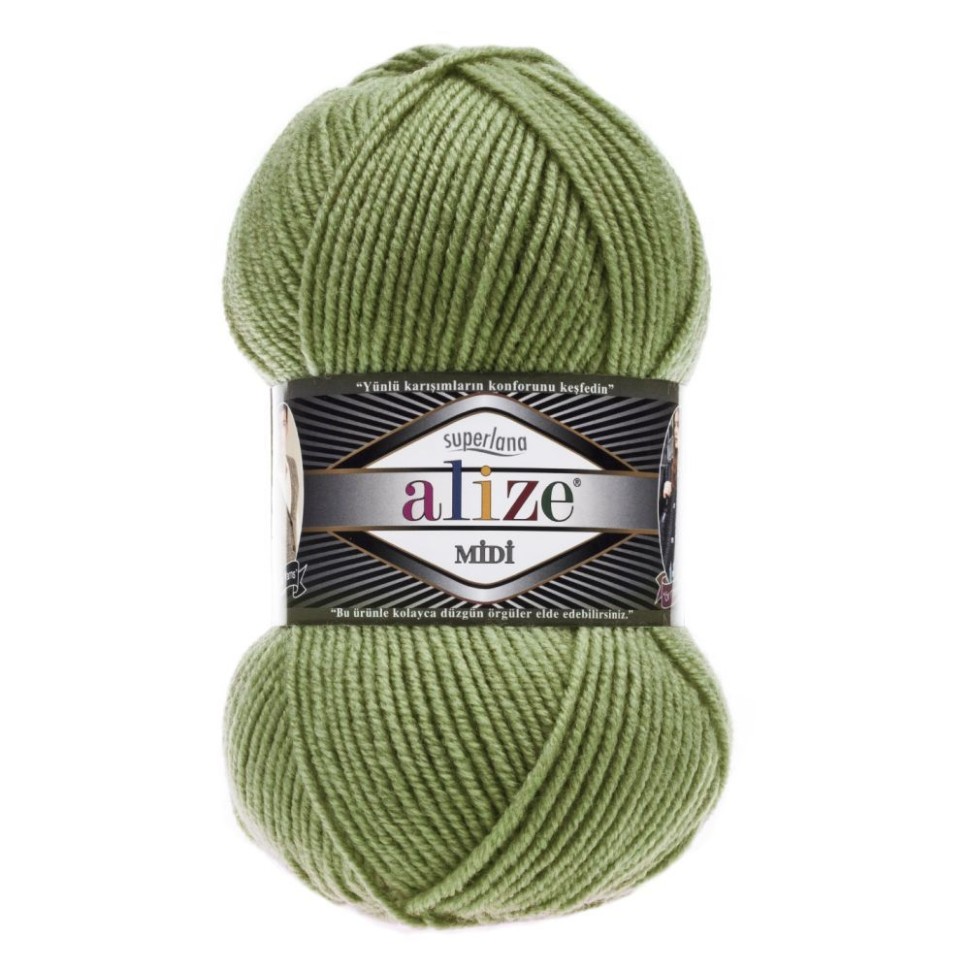 SUPERLANA MIDI - 620 (оливковый)