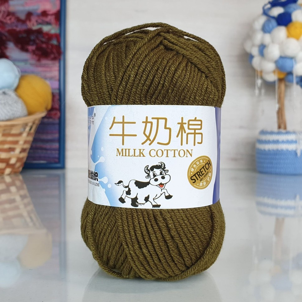 Милк коттон M&H - 016 (оливковый)