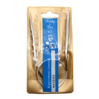 943145 Спицы  круговые металл 40см, 4,5мм Hobby&amp;Pro