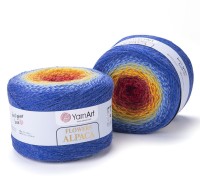 Flowers Alpaca YarArt - 432 (синий)