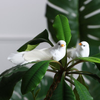 Набор декора для цветов &quot;Птичка голубь&quot; 2шт, 3х5х15см