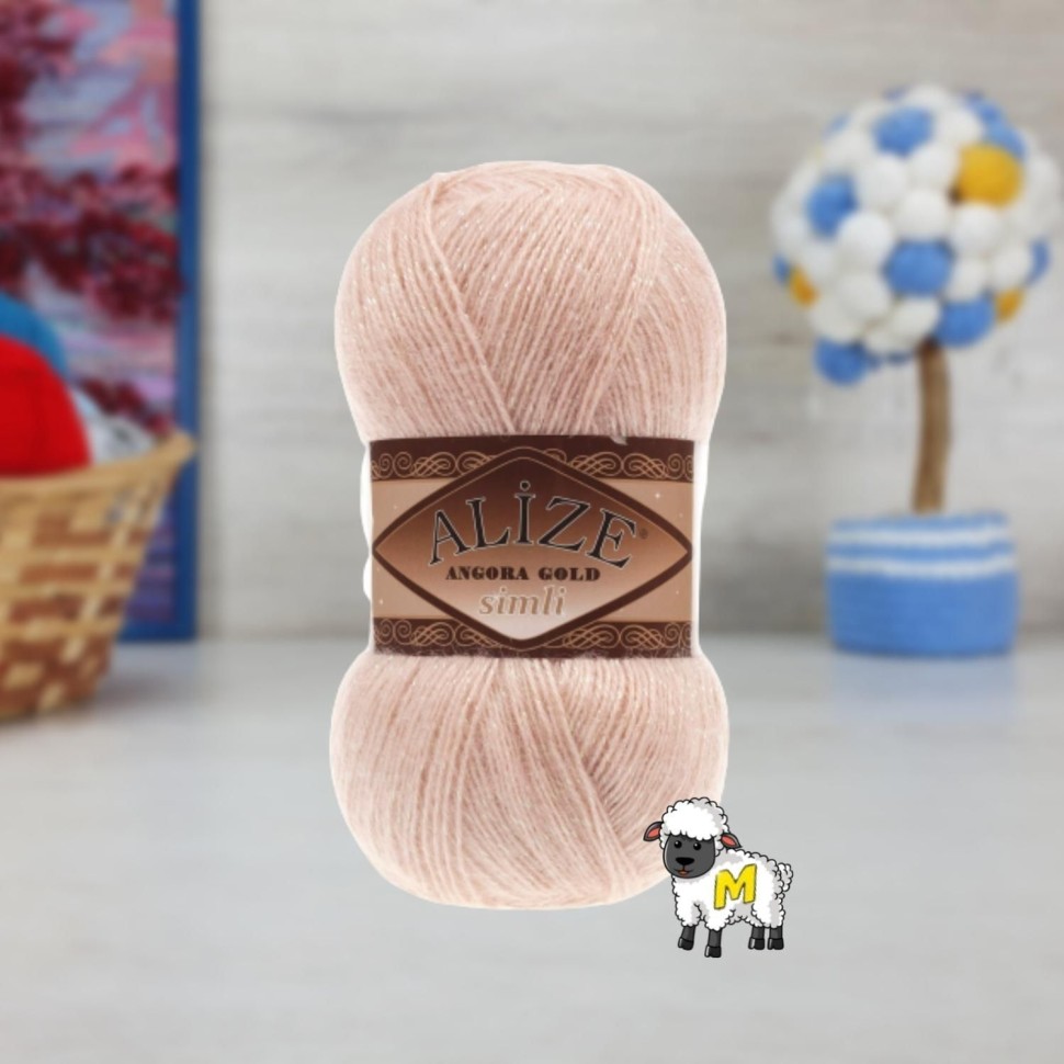 ANGORA GOLD SIMLI - 404 (св.пудра)