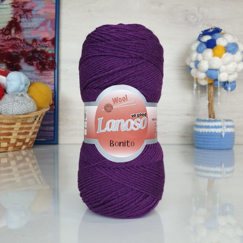 Bonito Lanoso - 945 (т.лиловый)