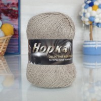 Норка длинноворсная - 862 (серо-бежевый)