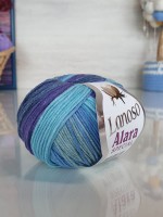 Alara special Lanoso - 717 (голубой принт)