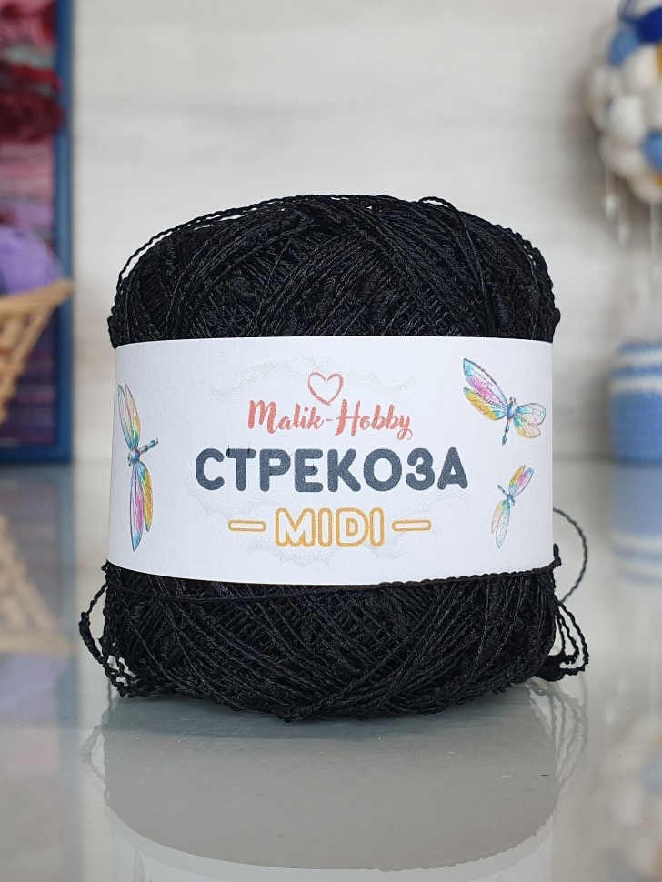 Стрекоза миди M&H - 010# (черный)