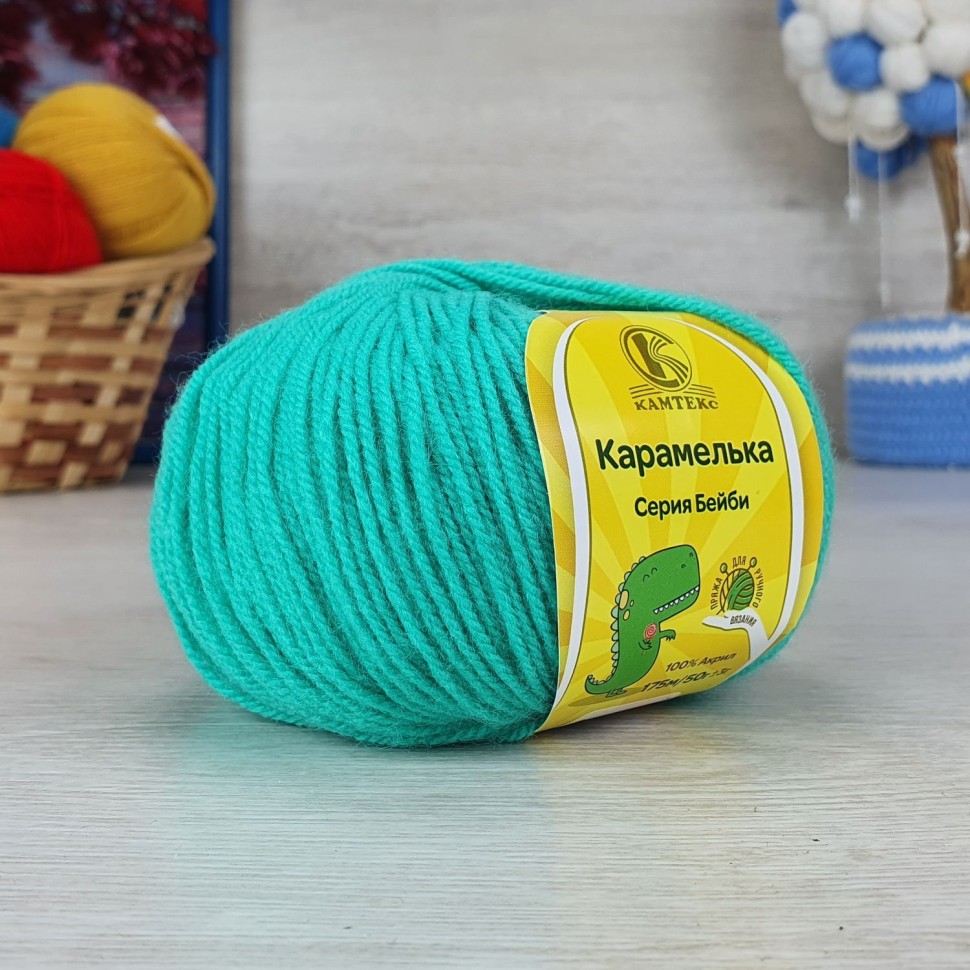 Карамелька (Камтекс) - 079 (ярк.мята)