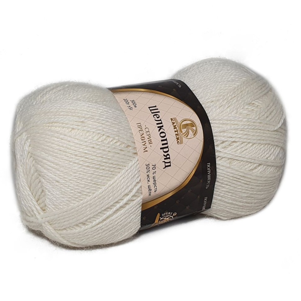 Шелкопряд (Камтекс) - 205 (белый)