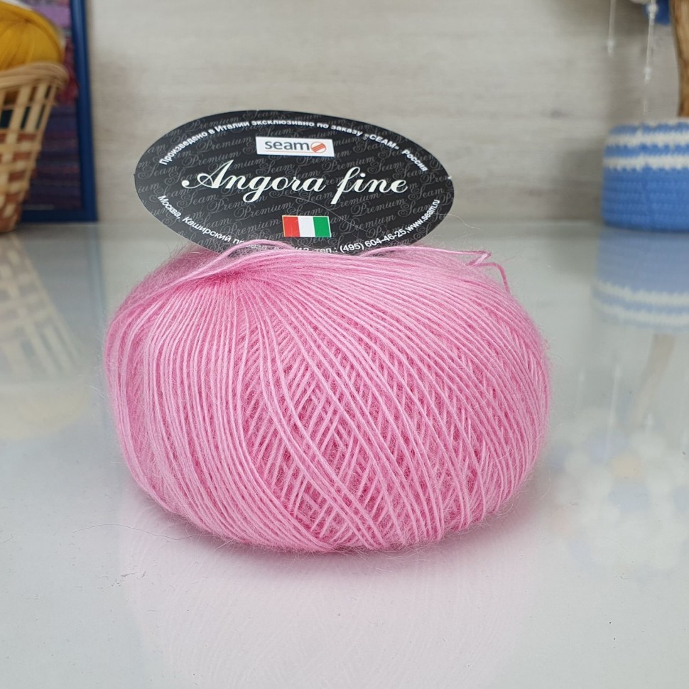 Ангора фине (Сеам) - 152215 (розовый)