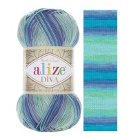 DIVA BATIK - 1767 (джинс/син.бир/зел.бир)