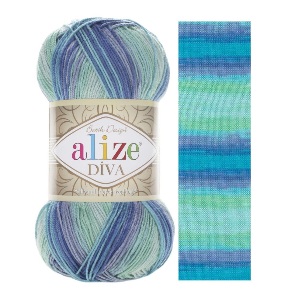 DIVA BATIK - 1767 (джинс/син.бир/зел.бир)