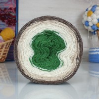 Ангорка колор - 01 - 1 (корич-бел-зел.)