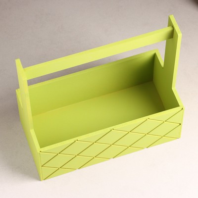 Кашпо деревянное "Эллада большая, сетка", с ручкой, 25×12,5×10(25) см Фисташковый Кашпо деревянное "Эллада большая, сетка", с ручкой, 25×12,5×10(25) см Фисташковый