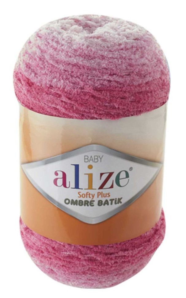 SOFTY PLUS OMBRE BATIK (Alize) - 7283 (розовый)