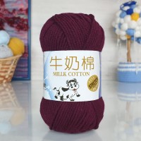 Милк коттон M&amp;H - 019 (бордовый)