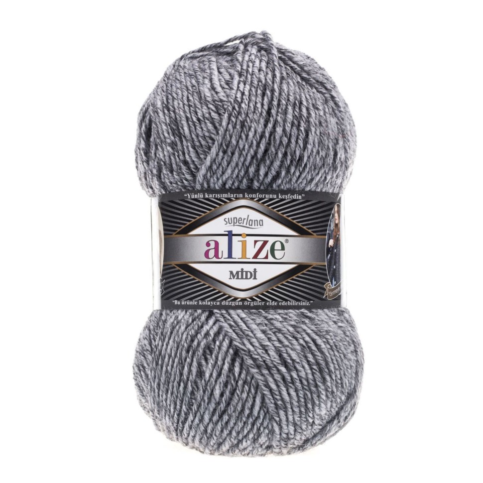 SUPERLANA MIDI - 801 (серый меланж)