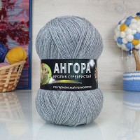 Ангора кролик серебристый - 29601 (св.серый)