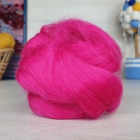 Гребенная лента для валяния (Камтекс) - 053 (малина)