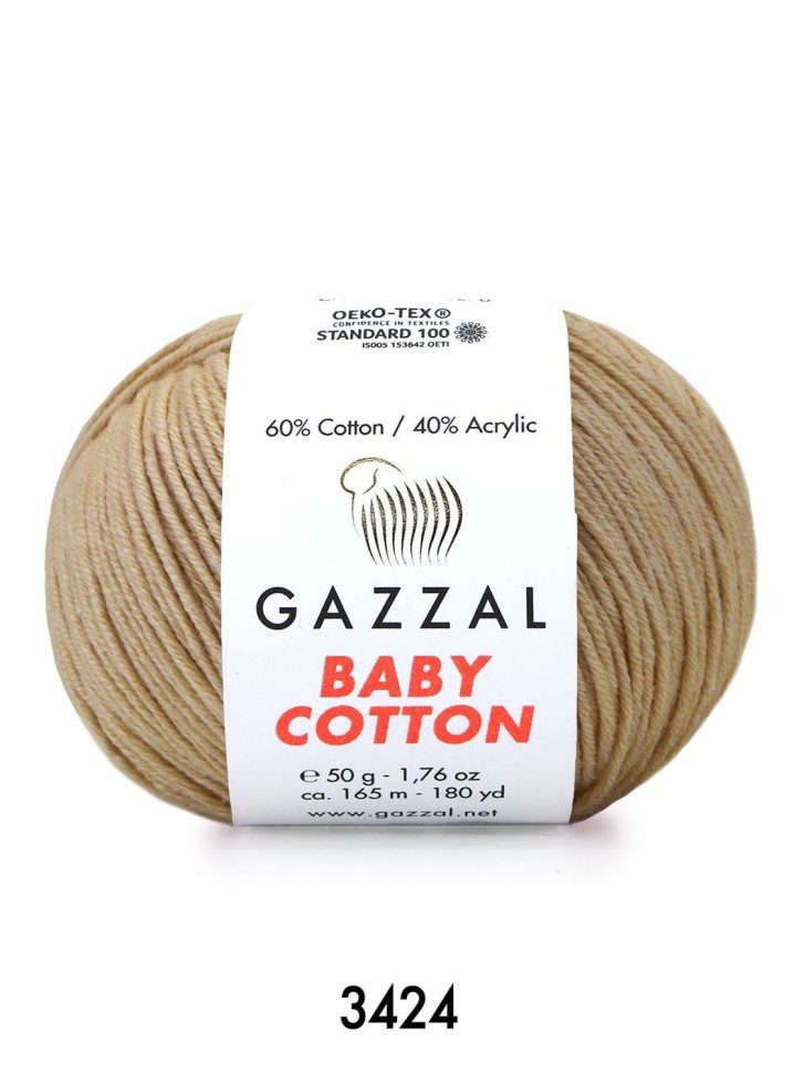 BABY COTTON (Gazzal) - 3424 (песочный)