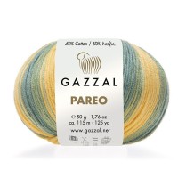 Pareo Gazzal - 10424 (жёлто-зелёный принт)