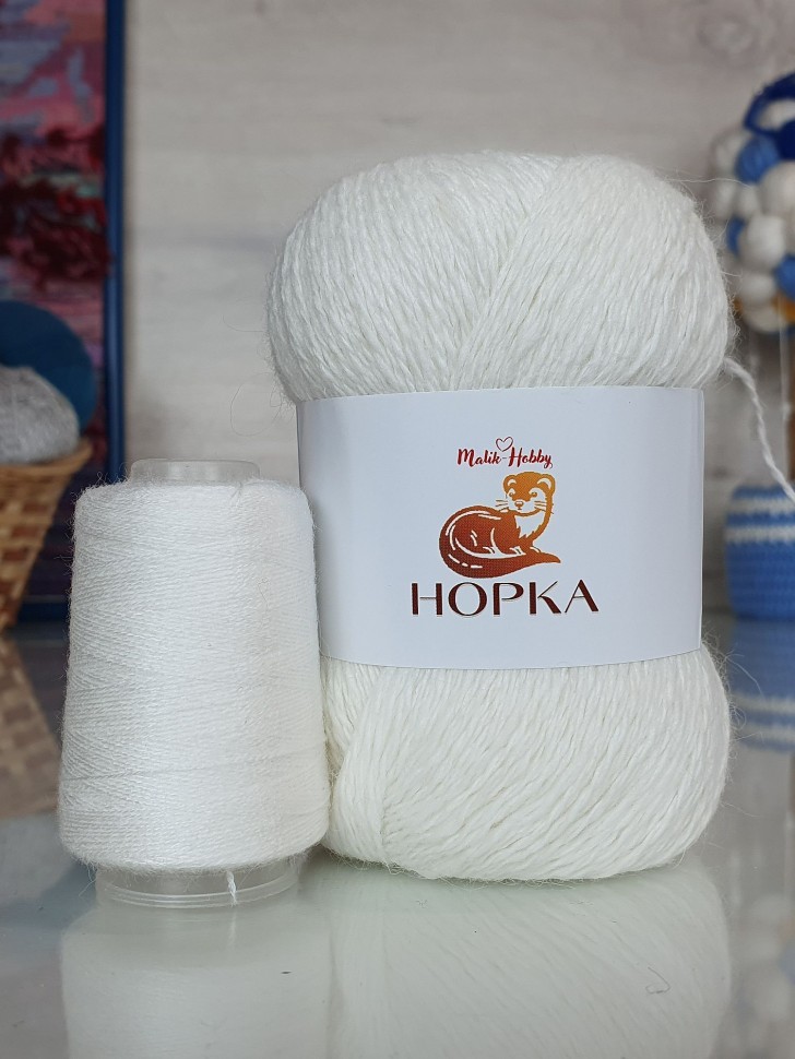 Норка M&H - 001 (белый)