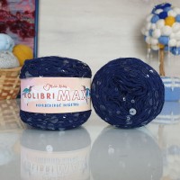 Колибри макси королевские пайетки - 182 (синий с прозрачн.пайет.)