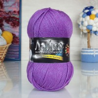 Лайка 250 м Колор-сити - 2939 (лиловый меланж)