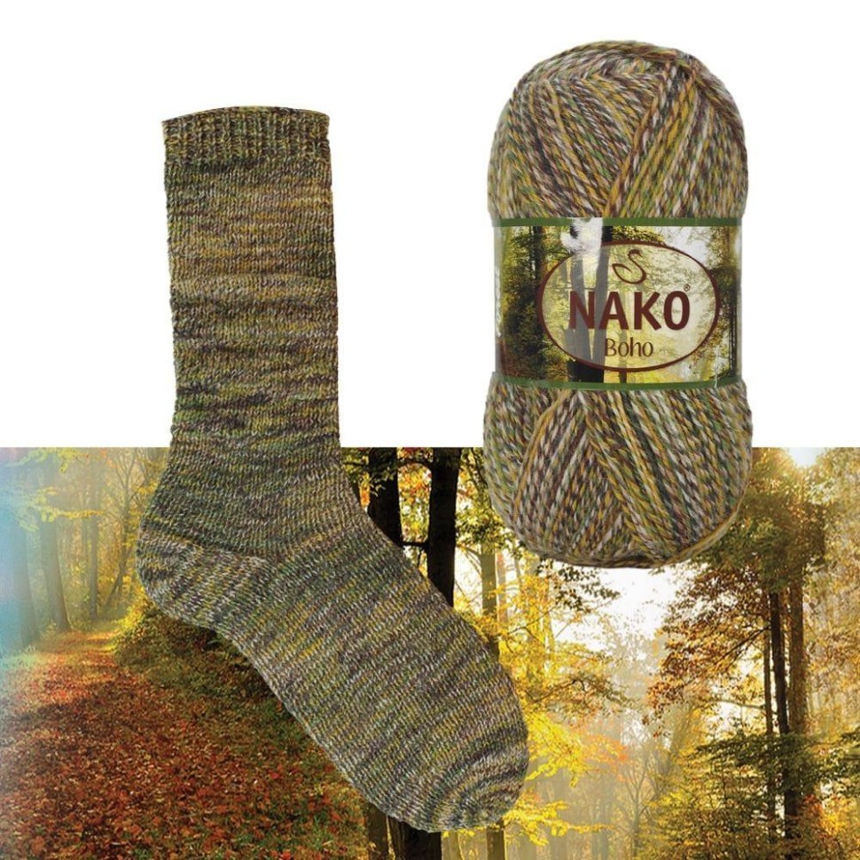 Boho Nako - 87719 (беж/зел)