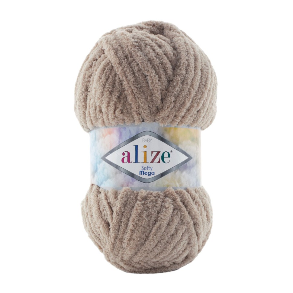 Softy mega, Alize - 530 (кофейный)